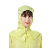 Επαναχρησιμοποιήσιμη κουκούλα πολυεστέρα για Cleanrooms